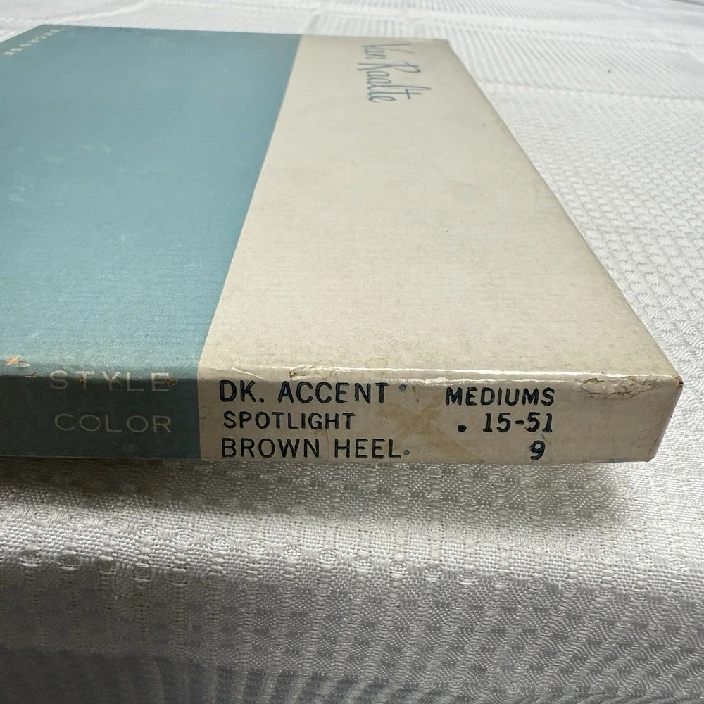 3 Pairs‎ Vtg 50s VAN RAALTE Nylon Hose Stockings 9 Seams Cuban Heel New Old Box